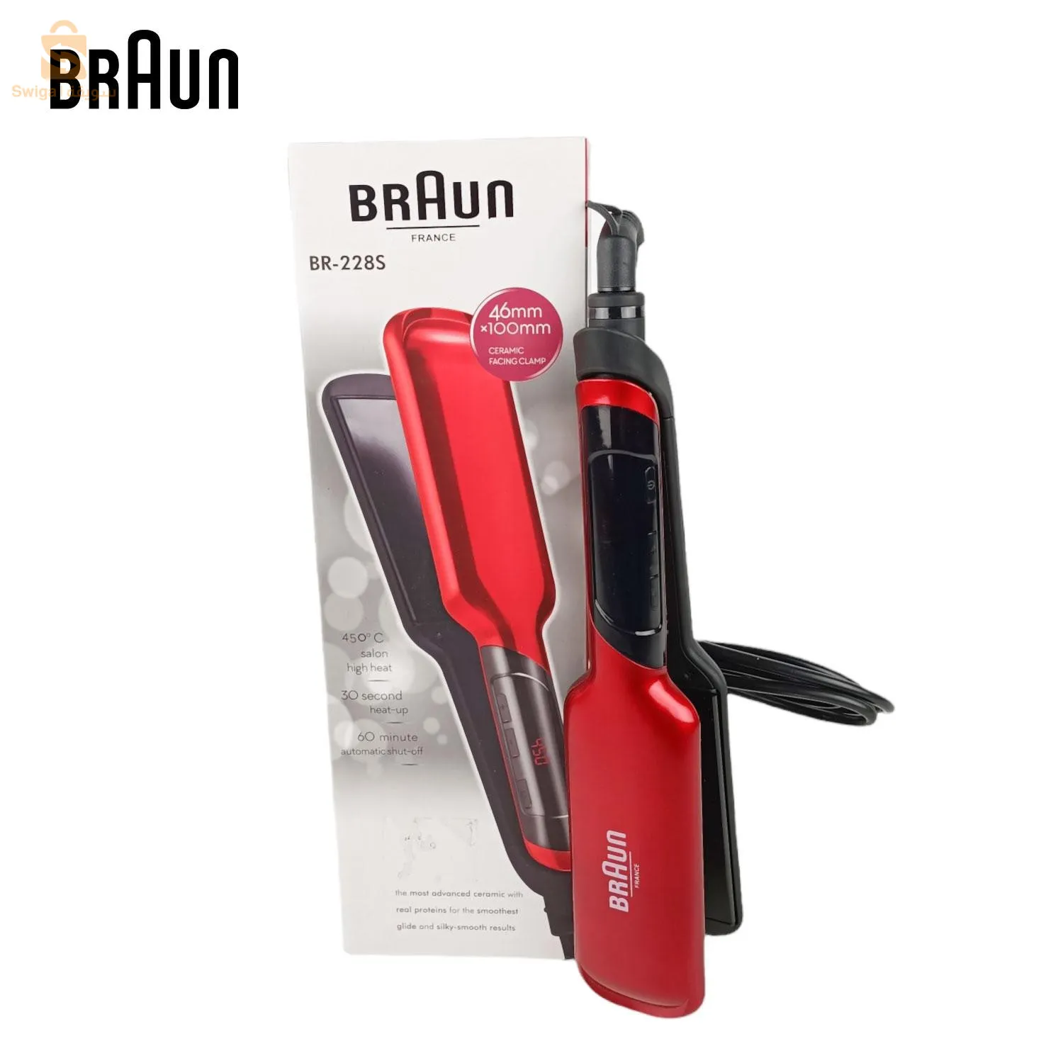 مملس الشعر (برارون) | lisseur à cheveux(Braun)