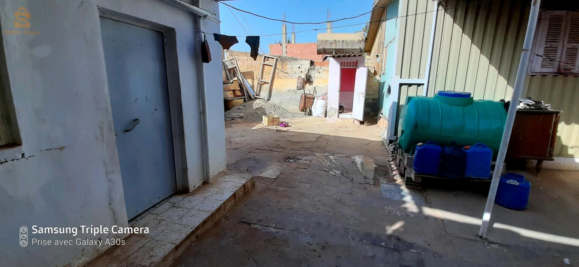 3محلات تجارية +بنيان+براكة مساحة اجمالية 362.40م