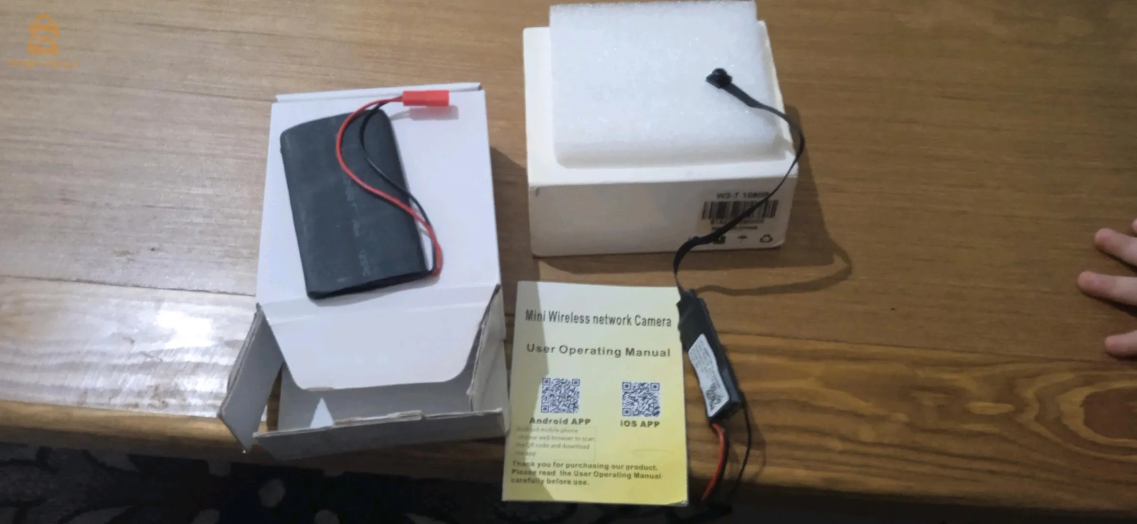 كاميرا محمولة او تستعمل في المنزل او مع الشخص او في  المحل مع port usb