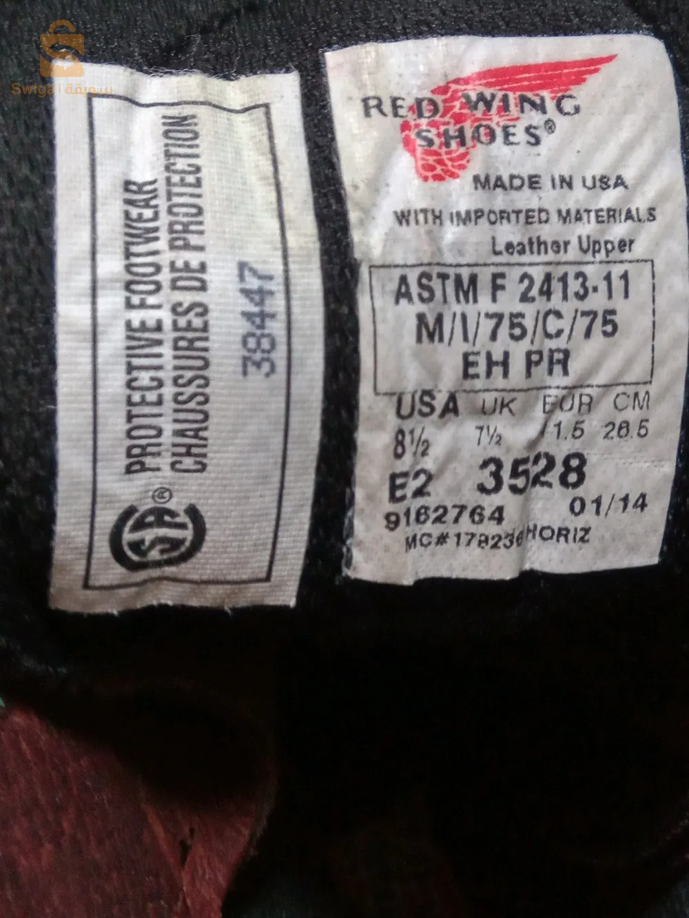 chaussures de sécurité