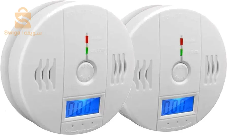 Monoxide detector with digital display