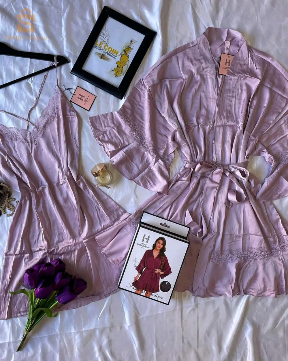 Ensemble 2 pièces Heat 🇪🇸❤️Dishabillé🔥