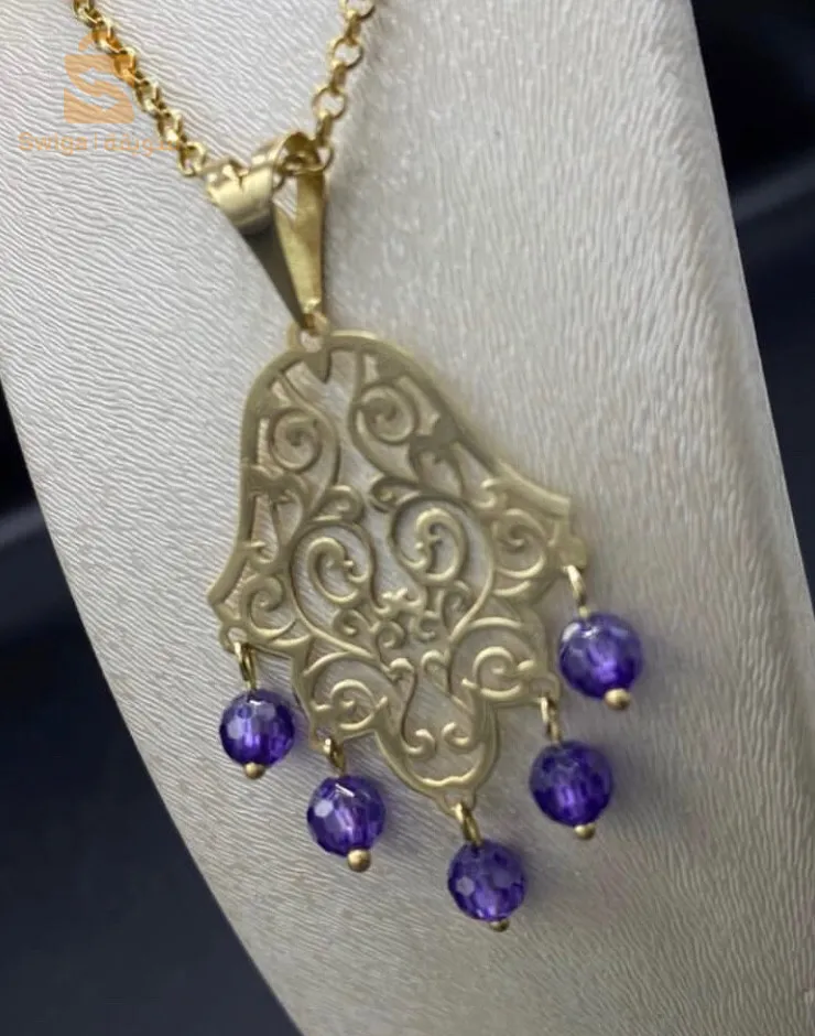 ♦️Magnifique chaîne pendentif 18carats