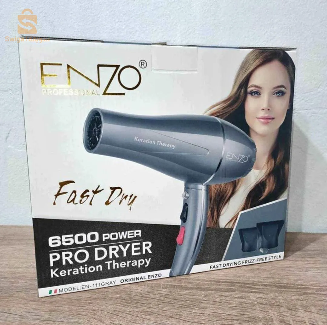 Séchoir Enzo  
 #_مرحبا بكم عند _rahim shop
model EN-111
6500w
ENZO PRO HAIR DRYER 
سشوار مجفف شعر حجم متوسط ، عملي جداً  ،
✅ الأصلي من ماركة إنزو 
✅يمتاز سشوار إنزو بالقوة و المتانة 
 ✅ يتمتع بجودة ممتازة و قوة ضغط حقيقية  
✅ يمنحك الهواء البارد والحار بحسب الرغبة 
✅ مرحبا بكم السعر 4200
✅ التوصيل متوفر 58 ولاية والدفع عند الاستلام 0791478278