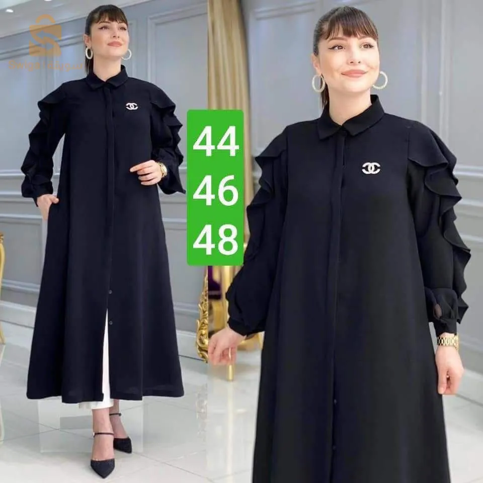 فستان حجاب + بروش قماش نوع جيد