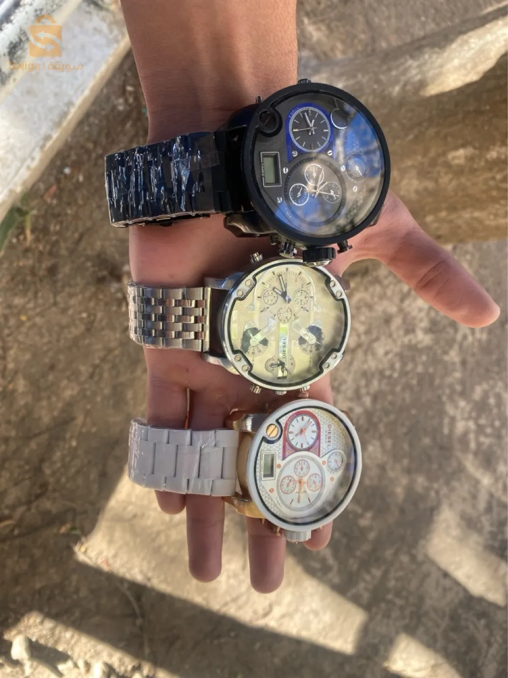 ساعة رجالية diesel 3 bar