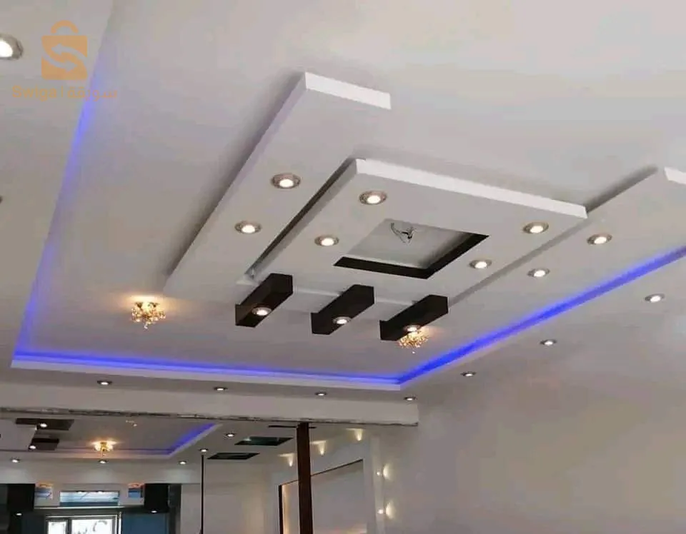 tout type de décoration intérieure placoplâtre PVC led Profil meuble TV séparation