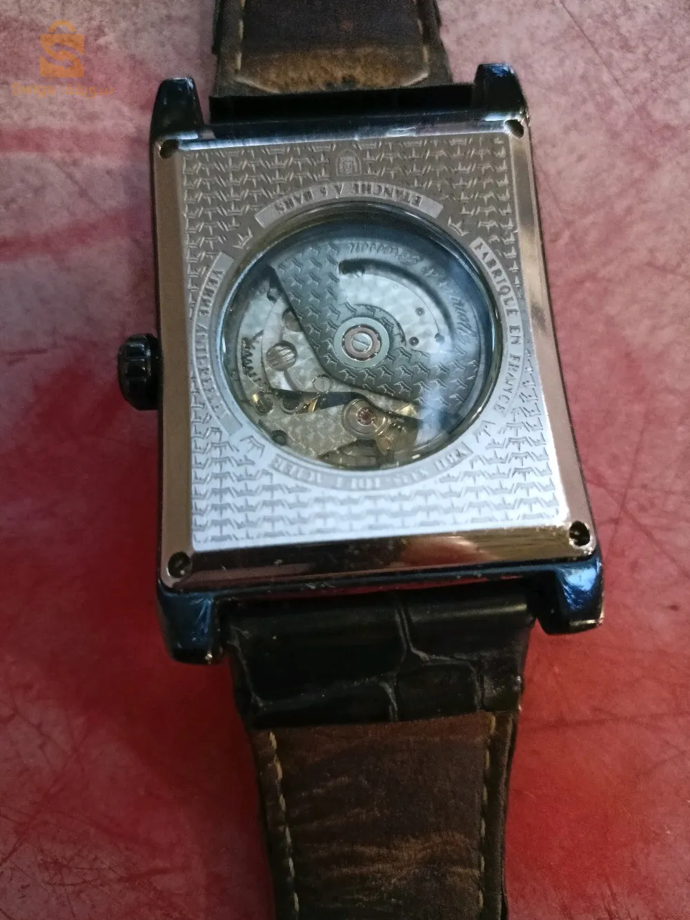 Yonger & Bresson - montre Homme en Cuir noire