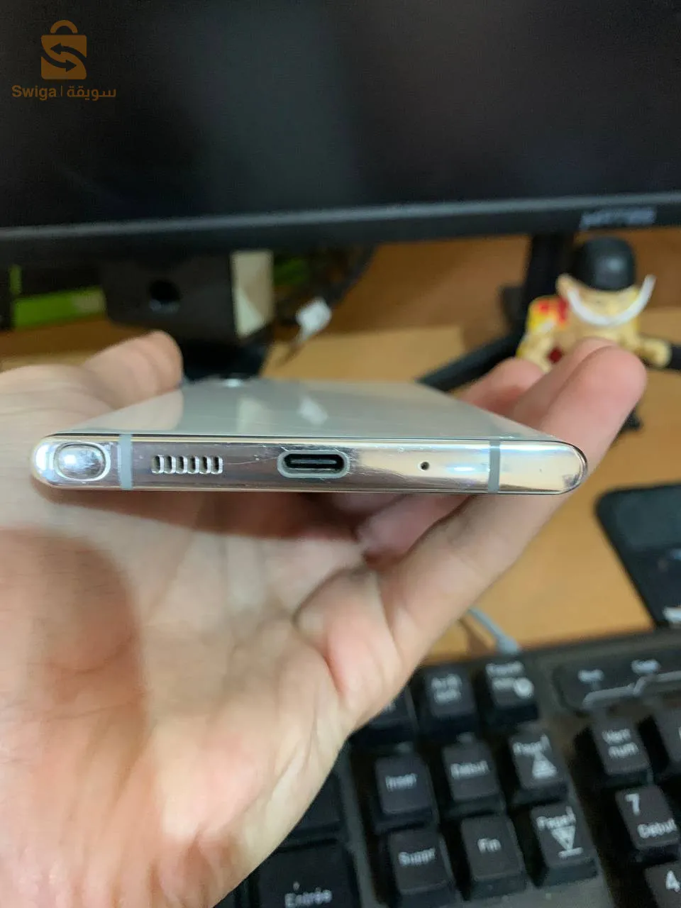 samsung  note 10 plus 5 g fissuré