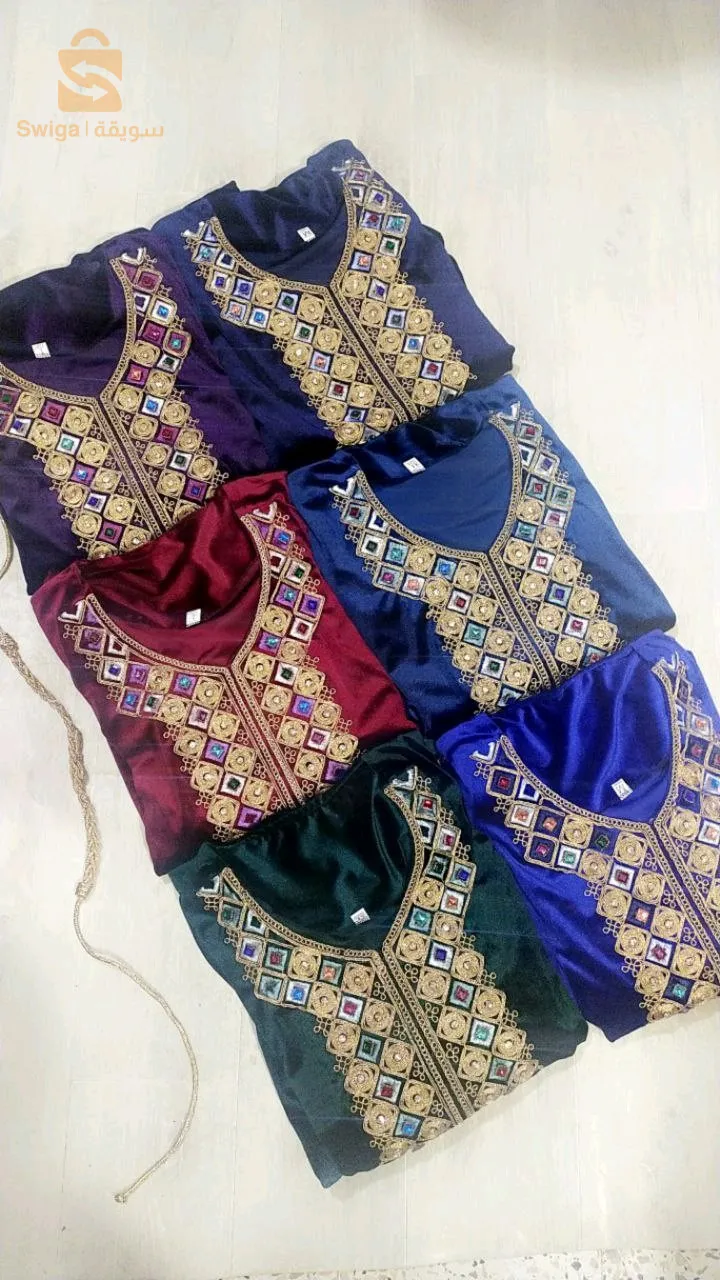 جبة نسائية قماش فولور متوفرة فعدة ألوان