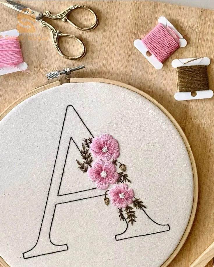 تطريز على توت باڨ وتغليف مذكرة