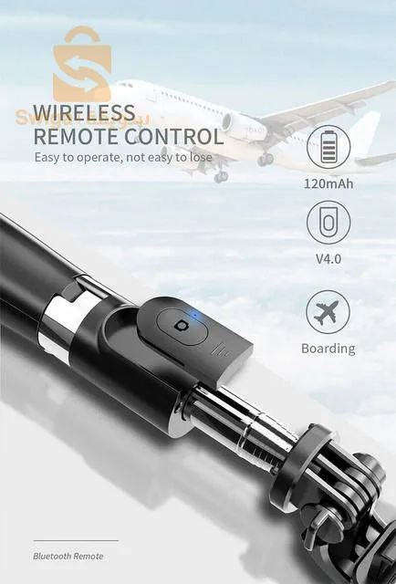 Tripod with remote control