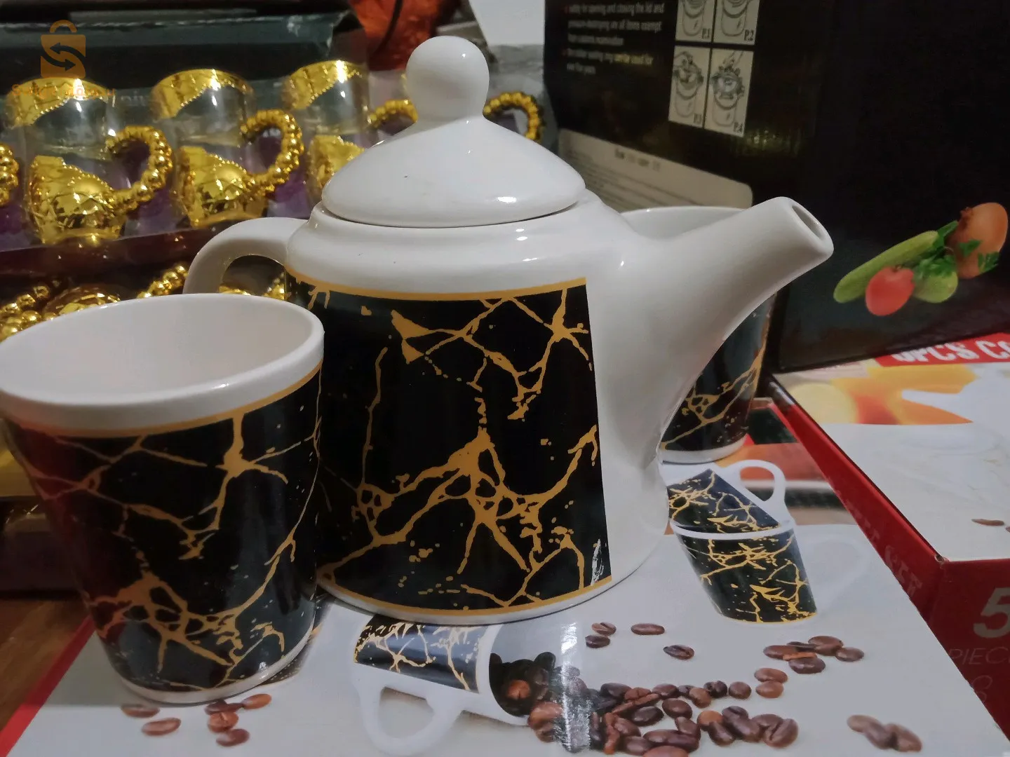 طاقم قهوة 5 بياس