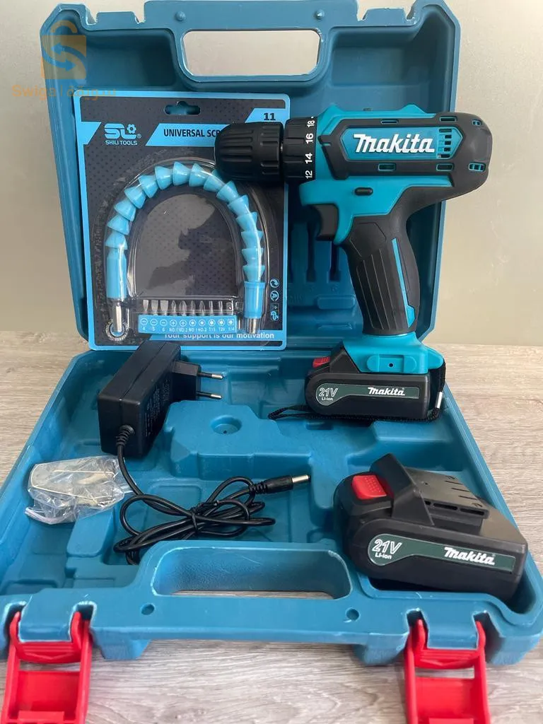 Visseuse Perceuse MAKITA 21v en promotion 🚨
✅Produit Makita 21v quality chabba
✅+Kit de l'emput et flexible 
جبنالكم لافير 😍فيسوز بيرسوز 🔥Makita 21v🔥 حاجة ماشاء الله تهنيك في أعمال الصيانة ⛑️ بالحقيبة تاعها وهدية 😍
كمية جد محدودة ⛔