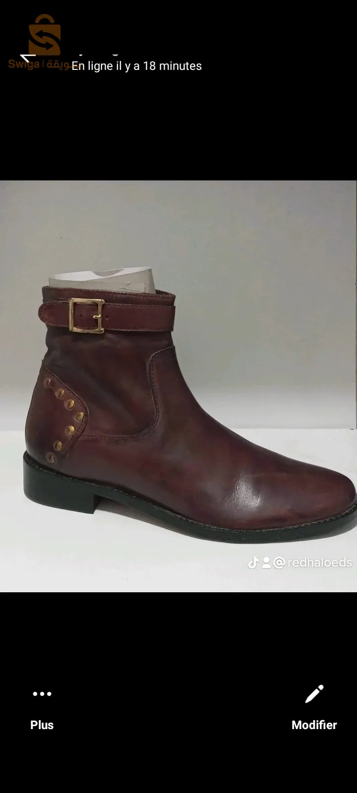 super méga promotion sur des boots en véritable cuir de la marque espagnole sonora