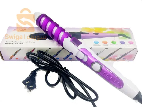 Bigoudi professionnel en spirale