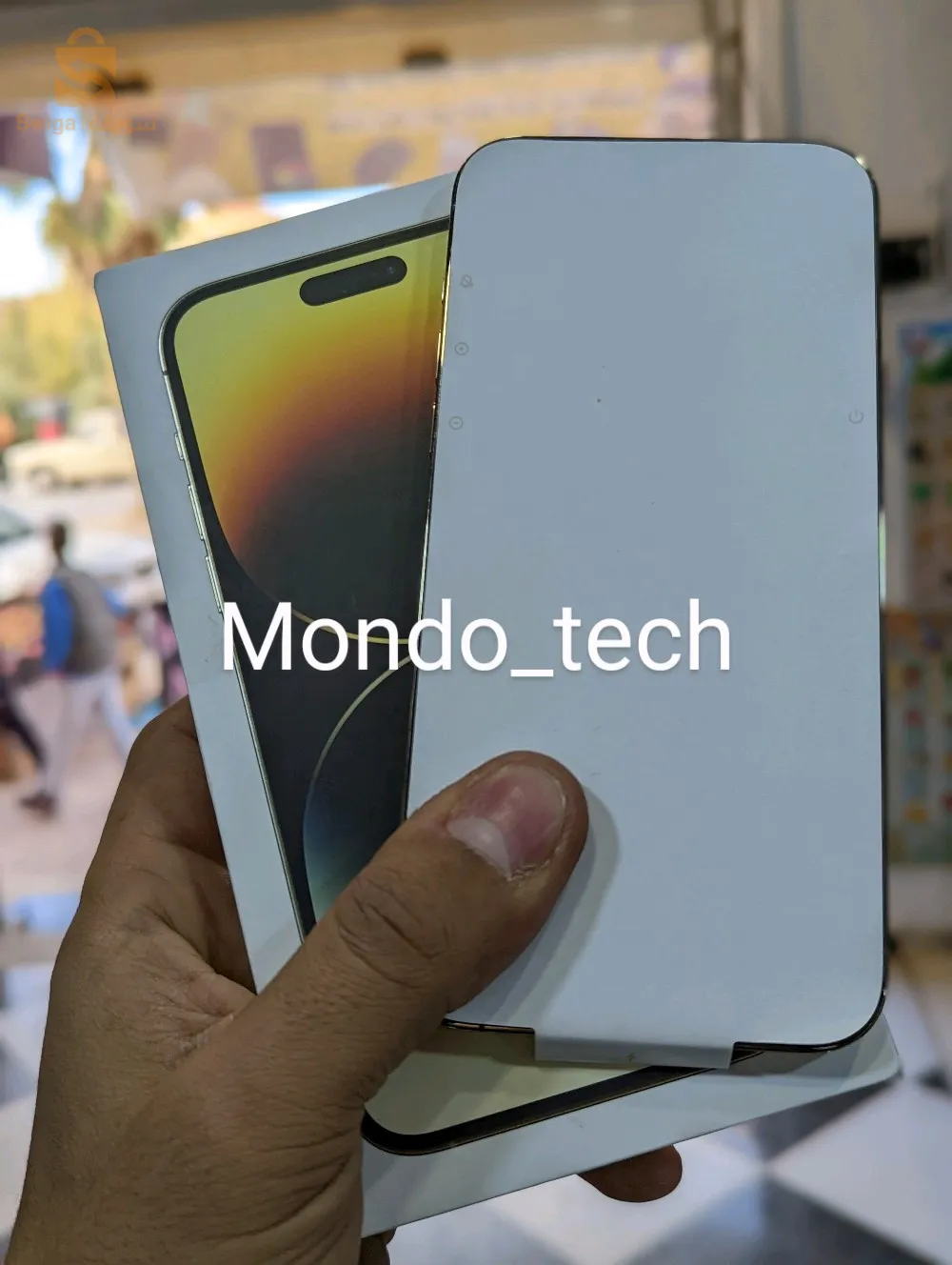 iphone 14 pro max 256gb 100% couleur Gold avec boite