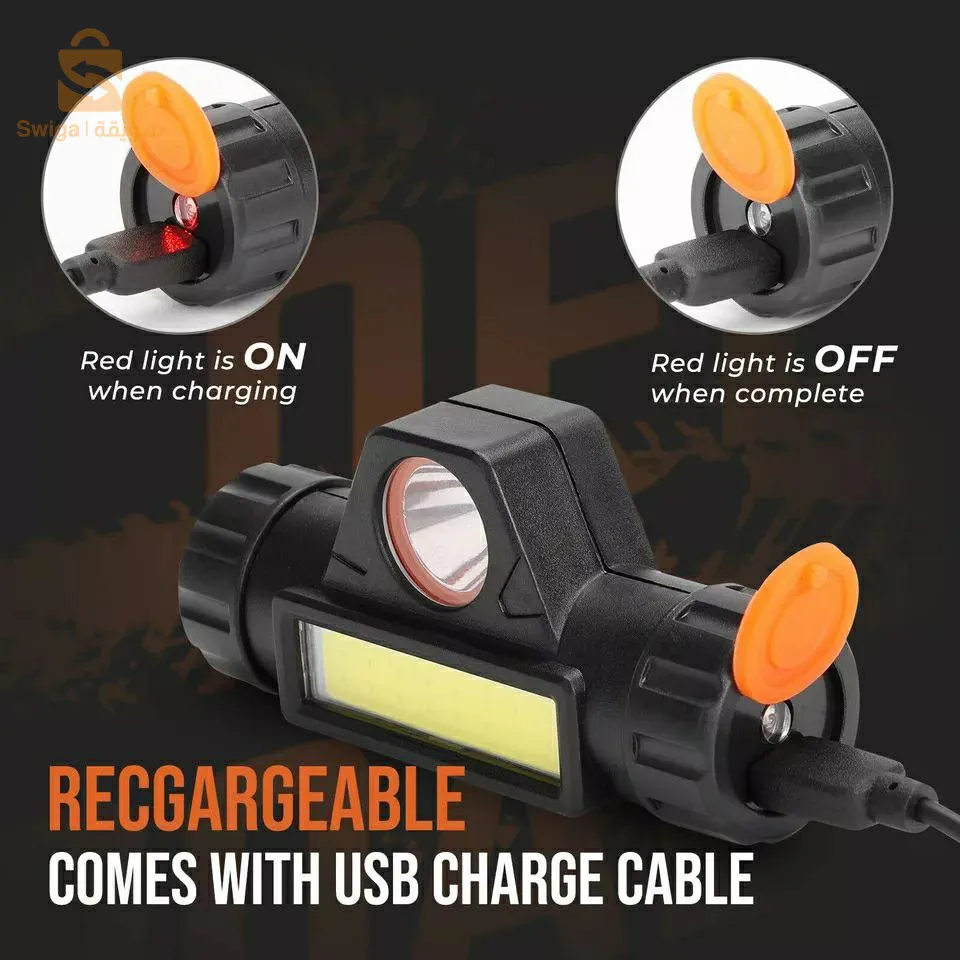 Rechargeable head lamp