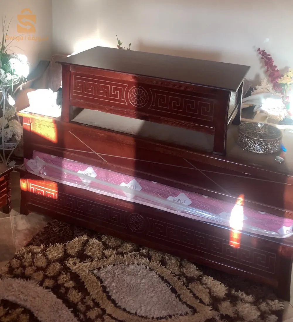 كانابي و طابلة بسعر الورشة خشبي احمر