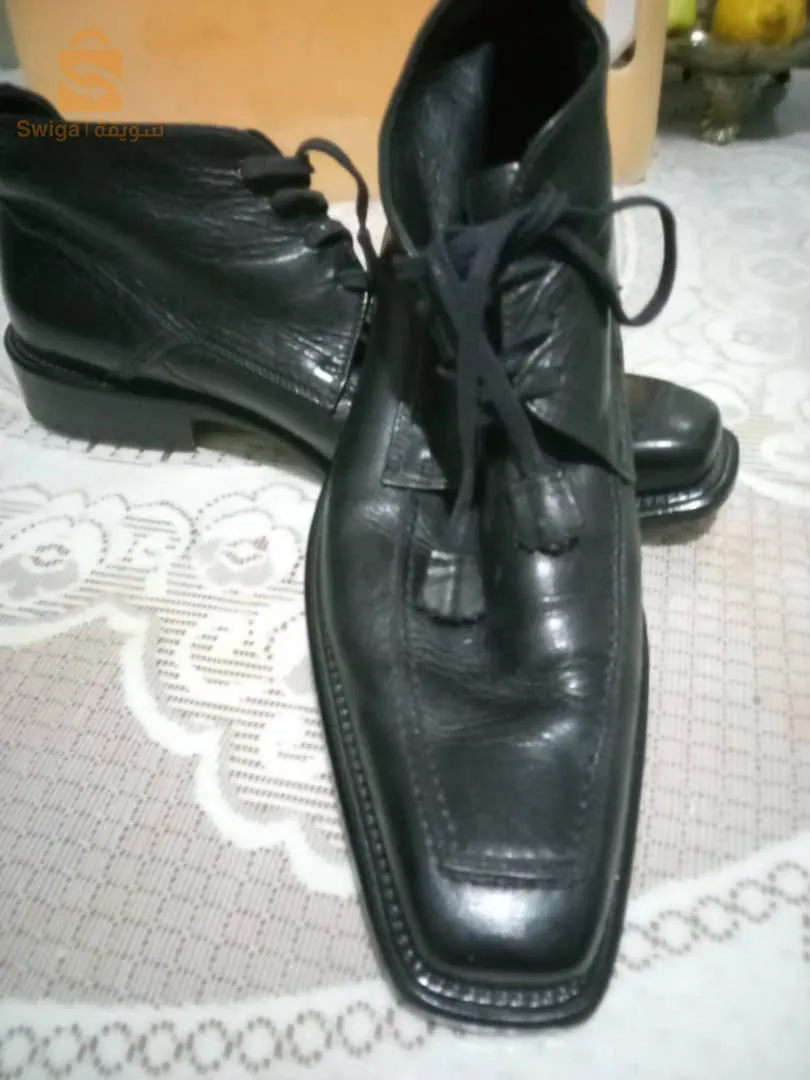 soulier montant cuire