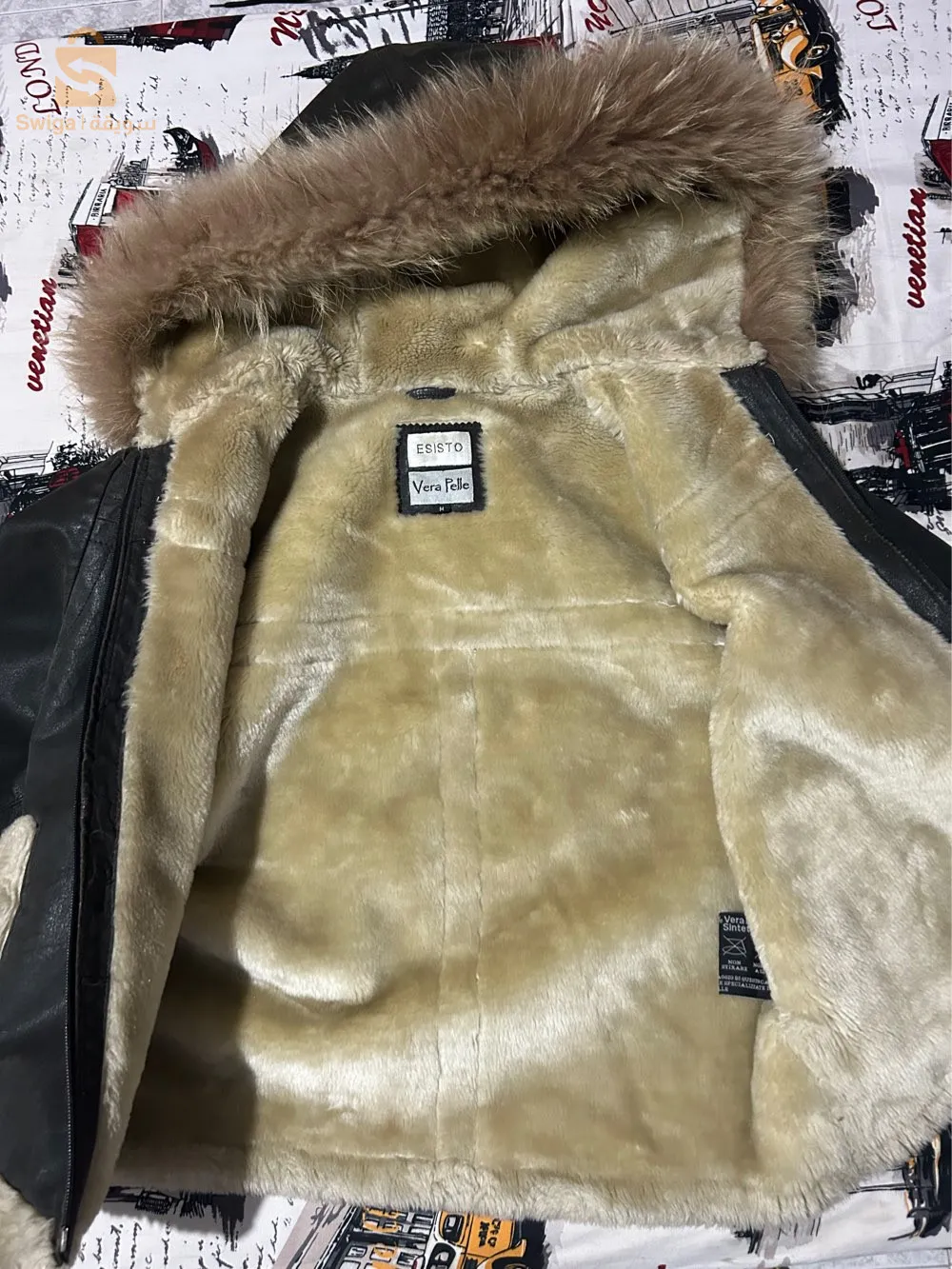 vest cuir original mixt