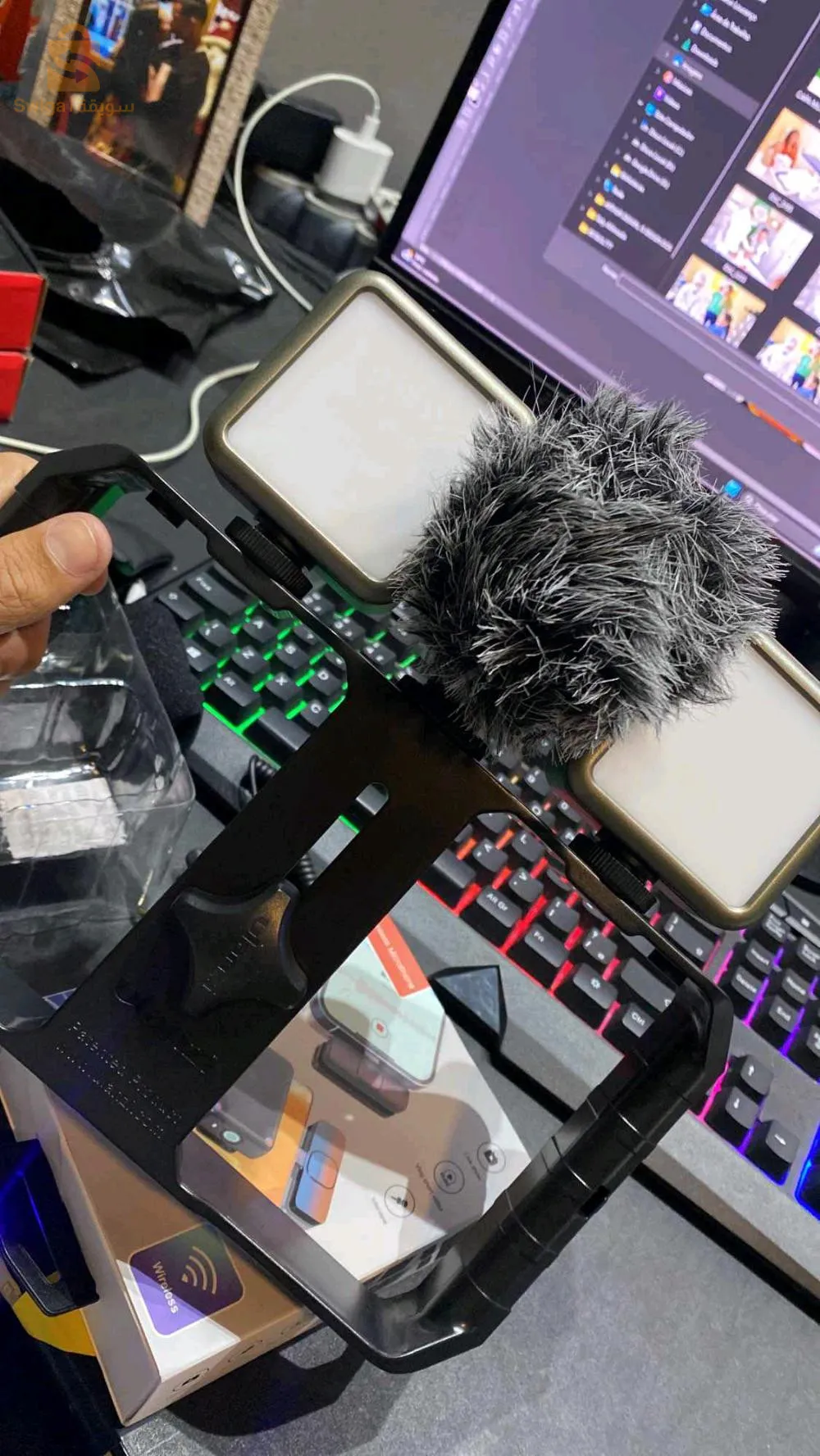 ✅- ULANZI/ حامل الهاتف للتصوير .