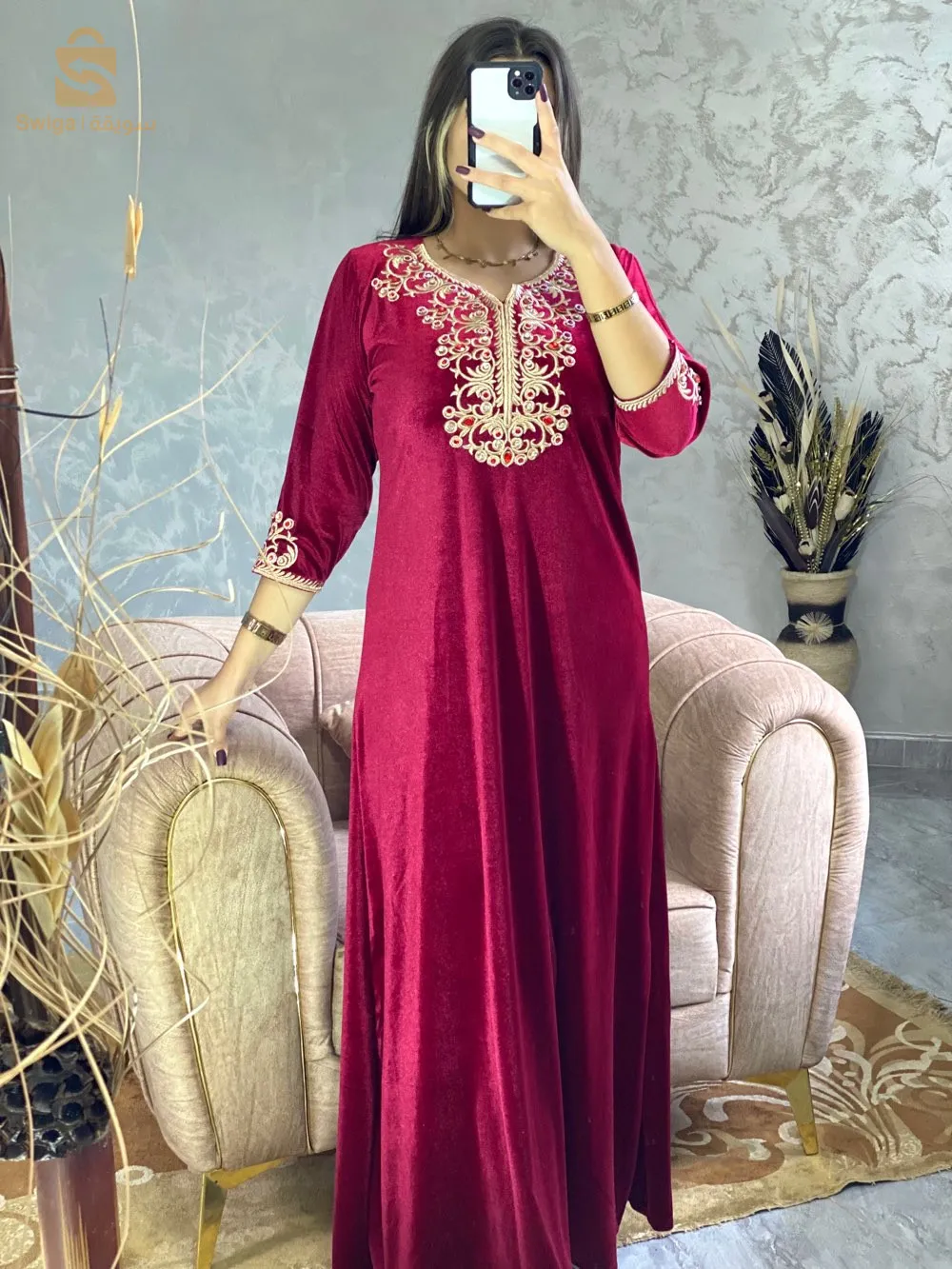 جبة قطيفة روعة