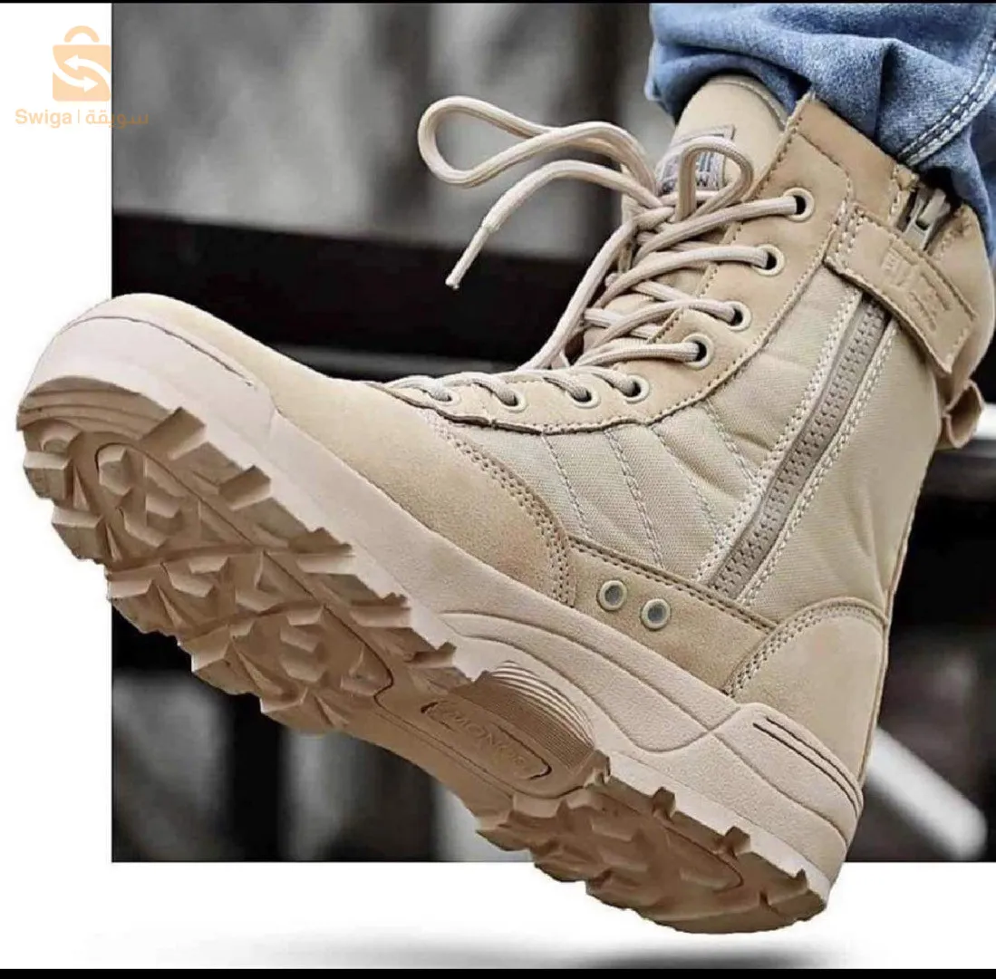 godasse beetro  noir et beugeحذاء شتوي