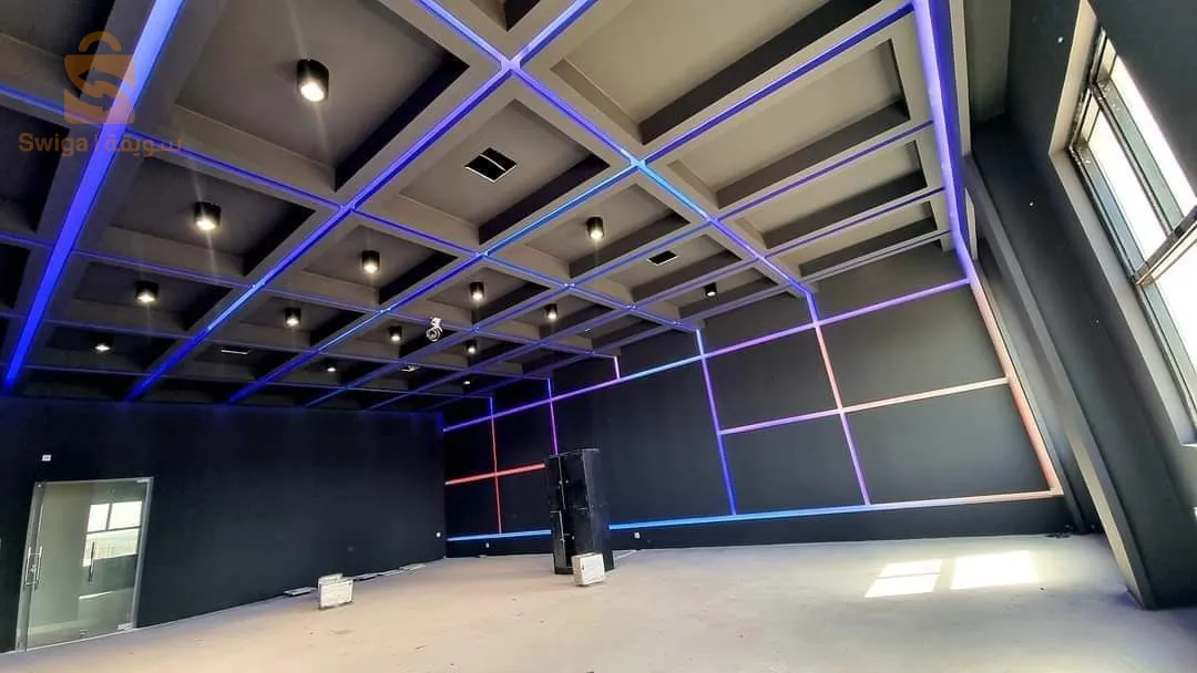 tout type de décoration intérieure placoplâtre PVC led Profil meuble TV séparation