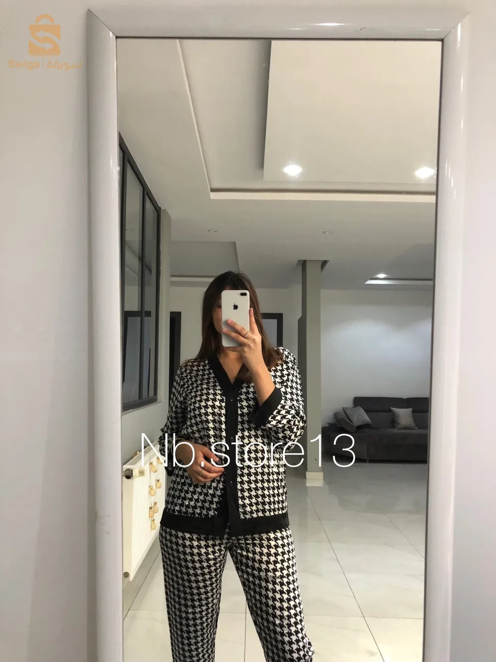 pyjama en satin et en coton