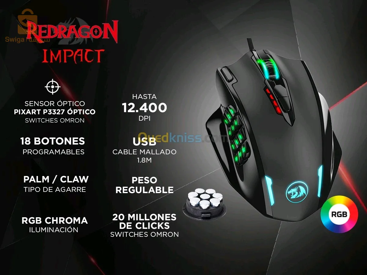 redragon mouse m908 gaming