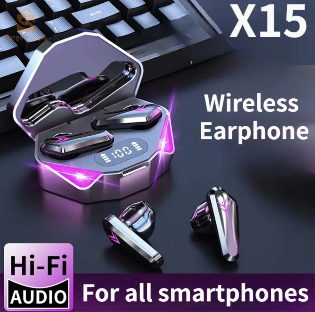 سماعات لا سلكية x15 tws