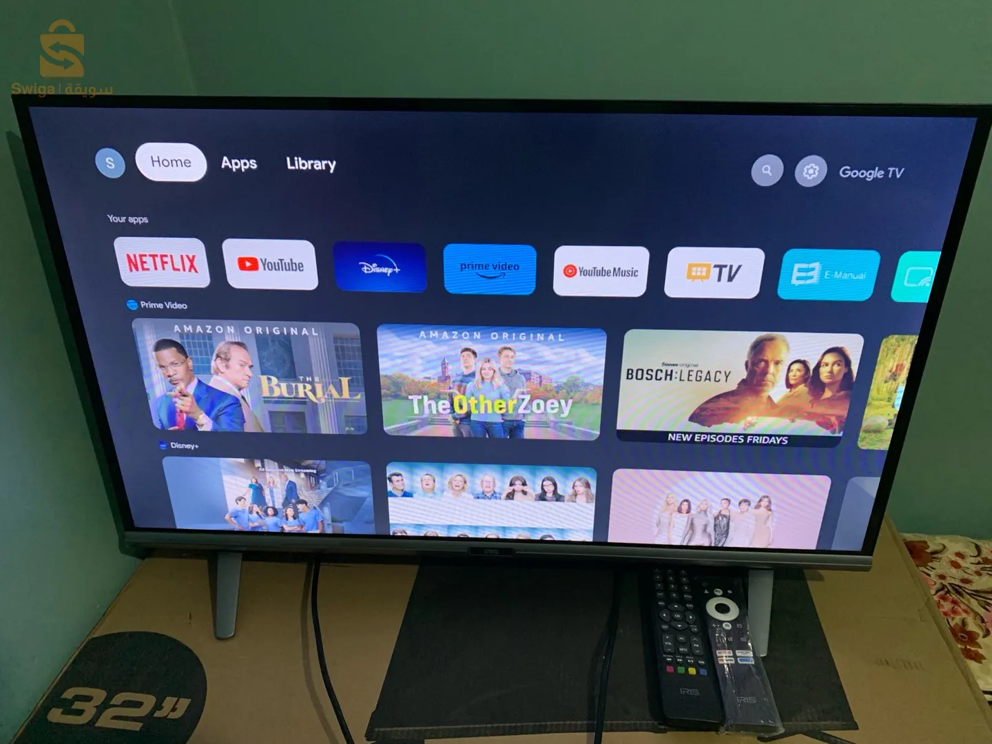 smart tv iris 32" pouces