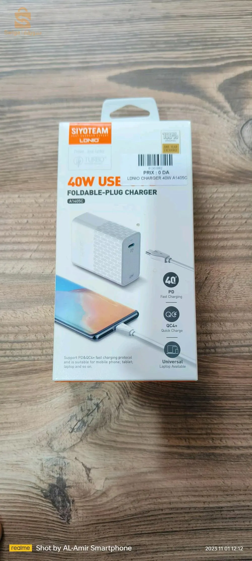 Chargeur ldnio original