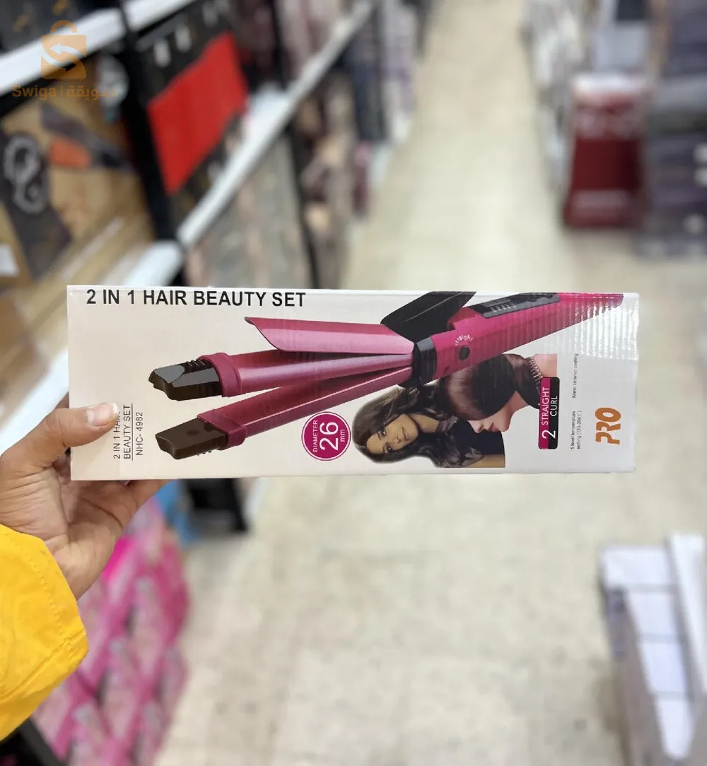 مشط إلكتروني لتنعيم وفرد الشعر