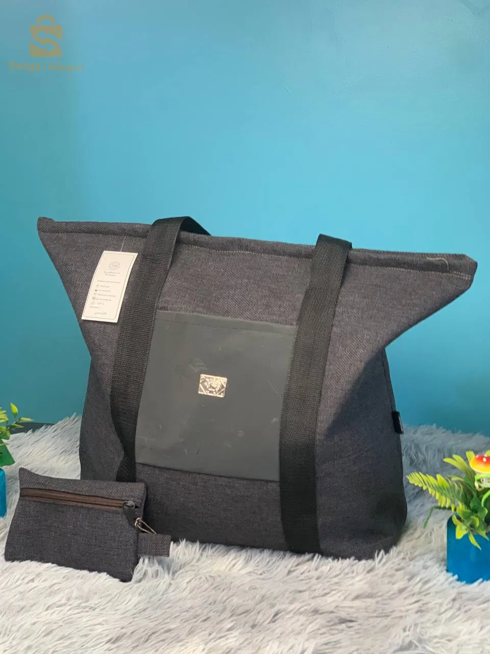 Sac à main Grande capacité avec un portefeuille pour femme