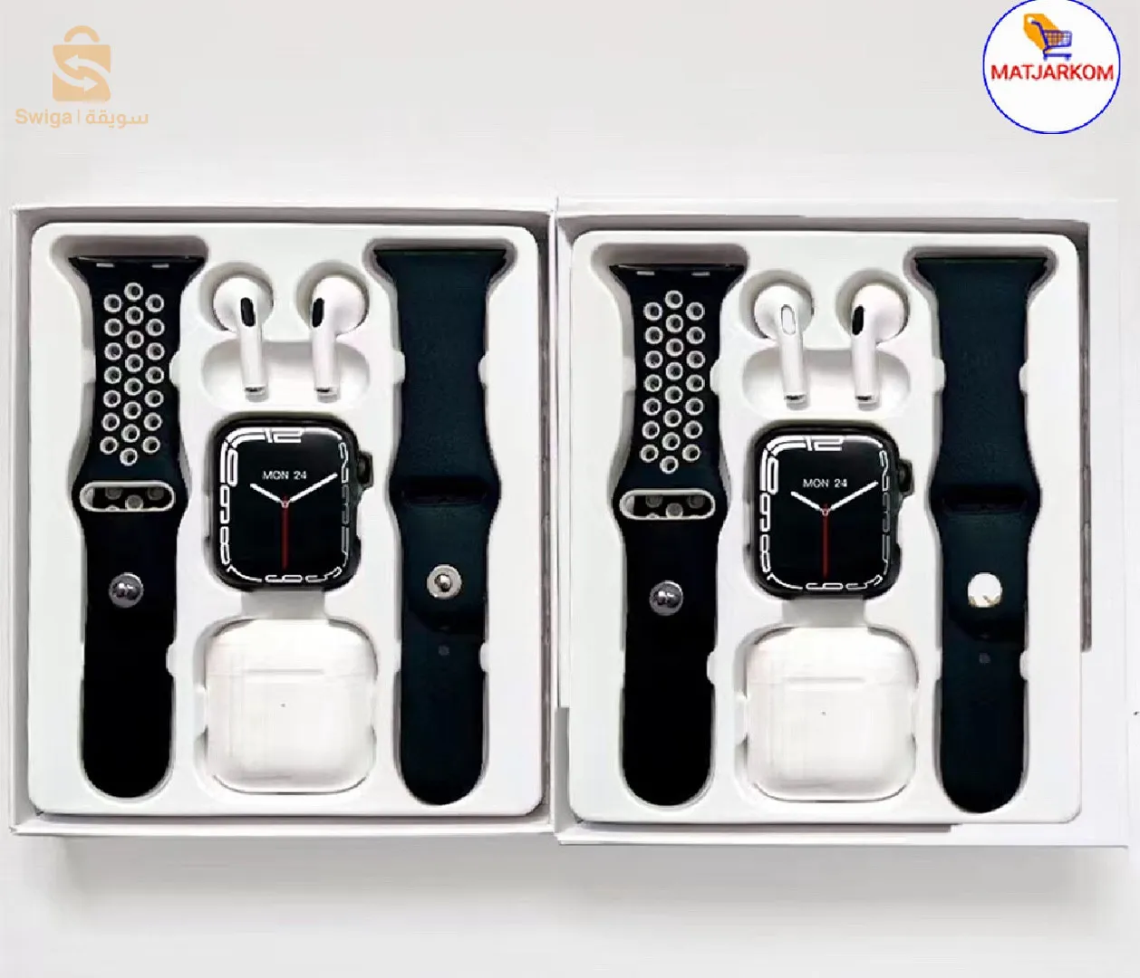 Smart Watch W26 noir+ airpods