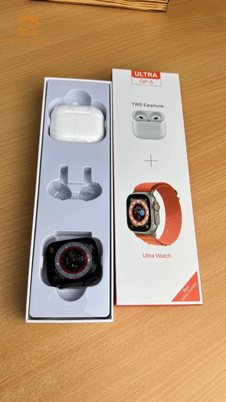 ساعة +سماعات بلوتوث Ultra gp5