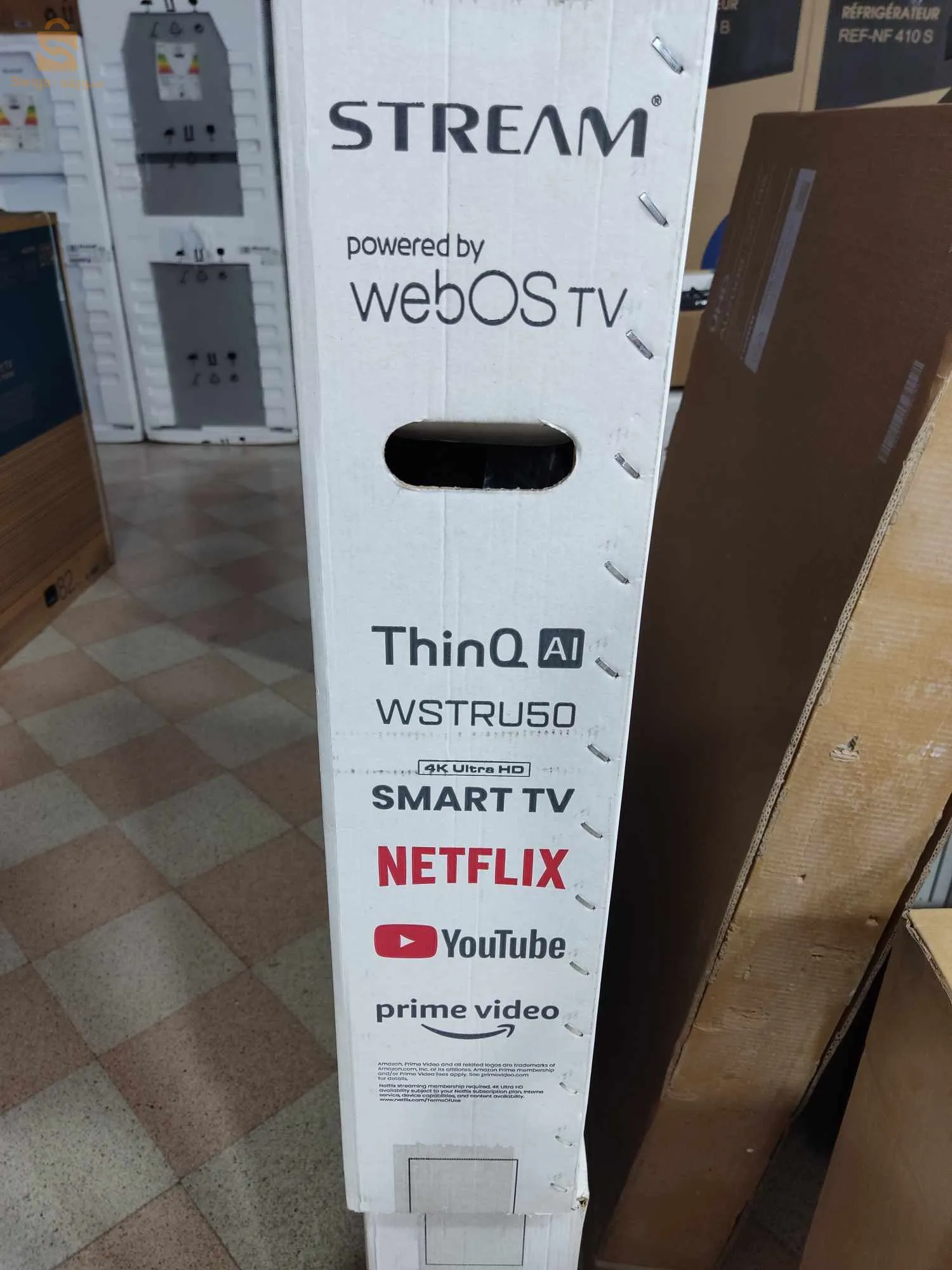 promotion tv stream 50 pouces smart web OS 4k ultra hd