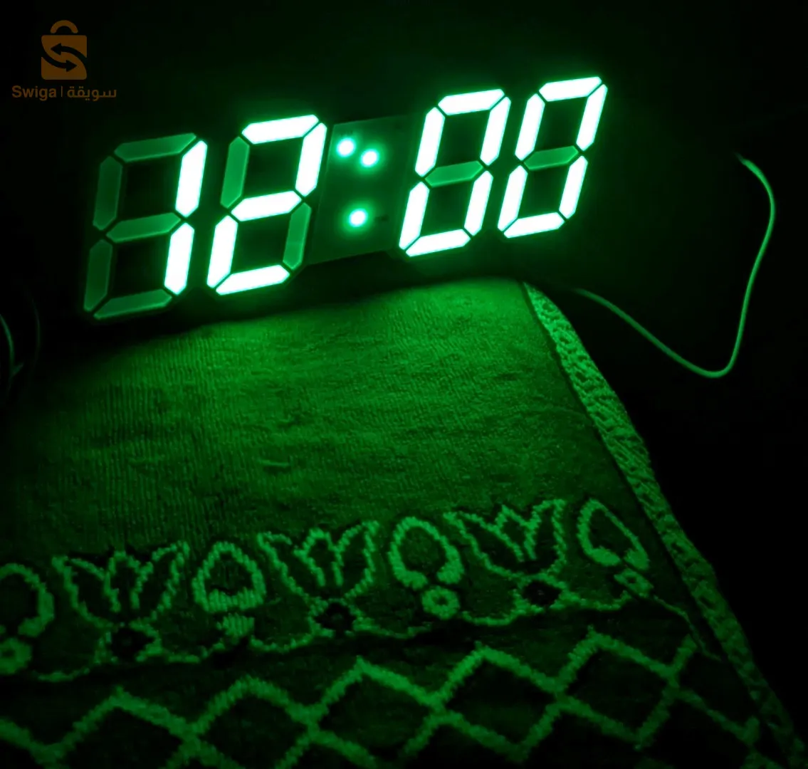 ساعة ثلاثية الابعاد أفضل ديكور فالمنزل 😍