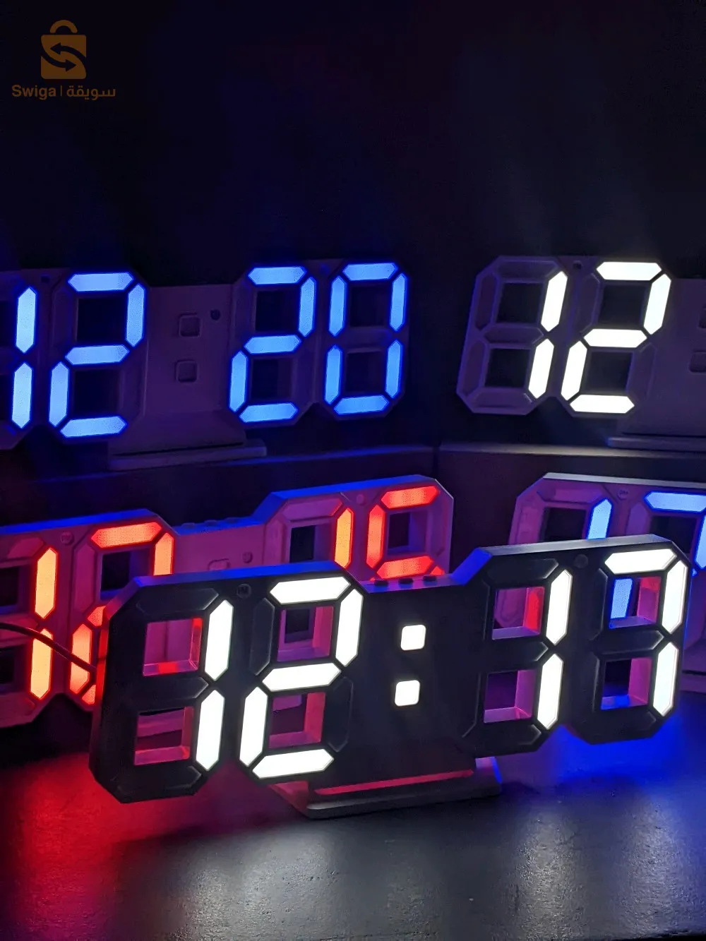 ساعة ثلاثية الابعاد أفضل ديكور فالمنزل 😍