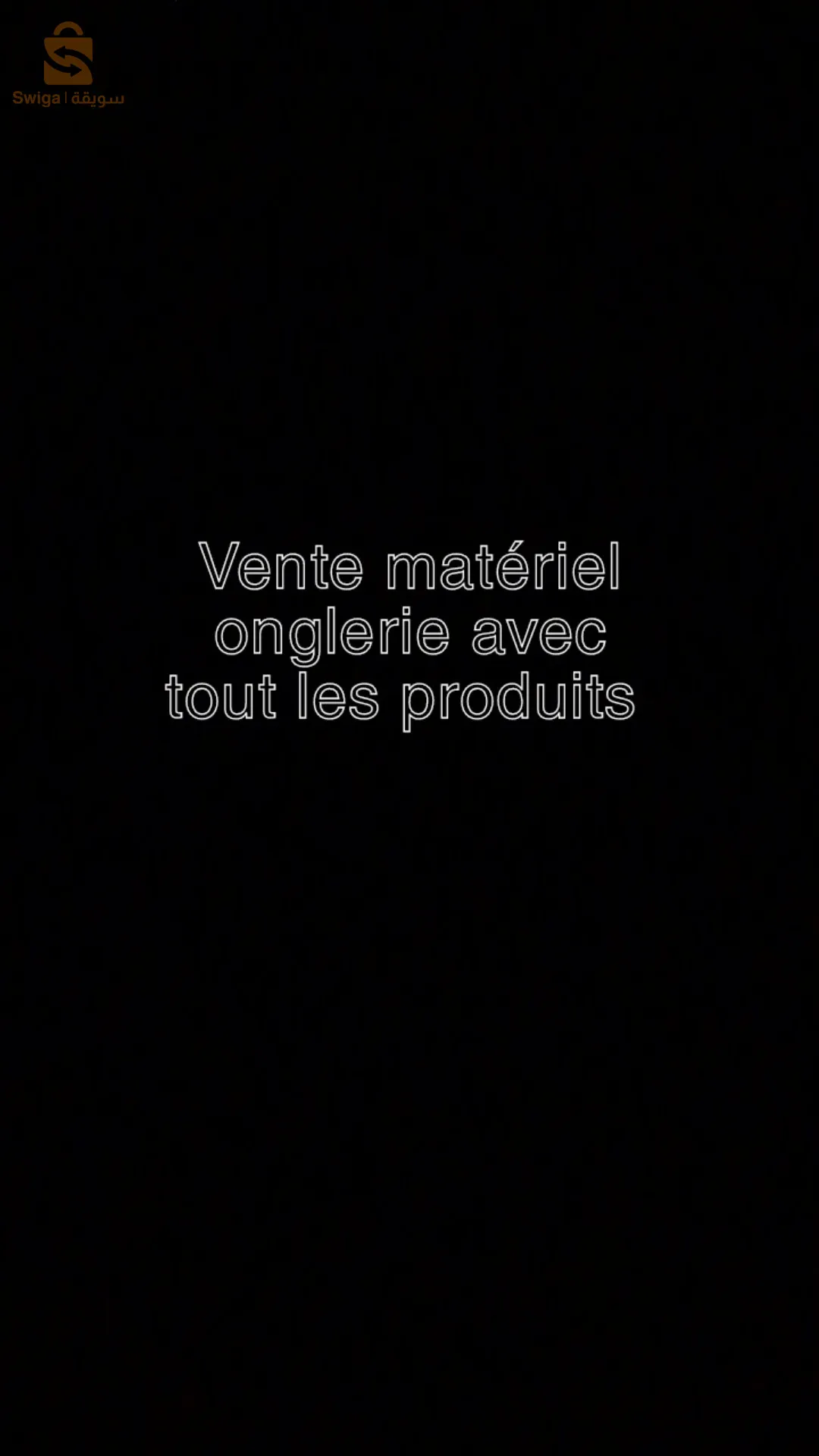 matériel onglerie avec tout le produit