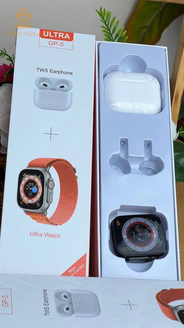 Watch + Ultra gp5 Bluetooth headphones