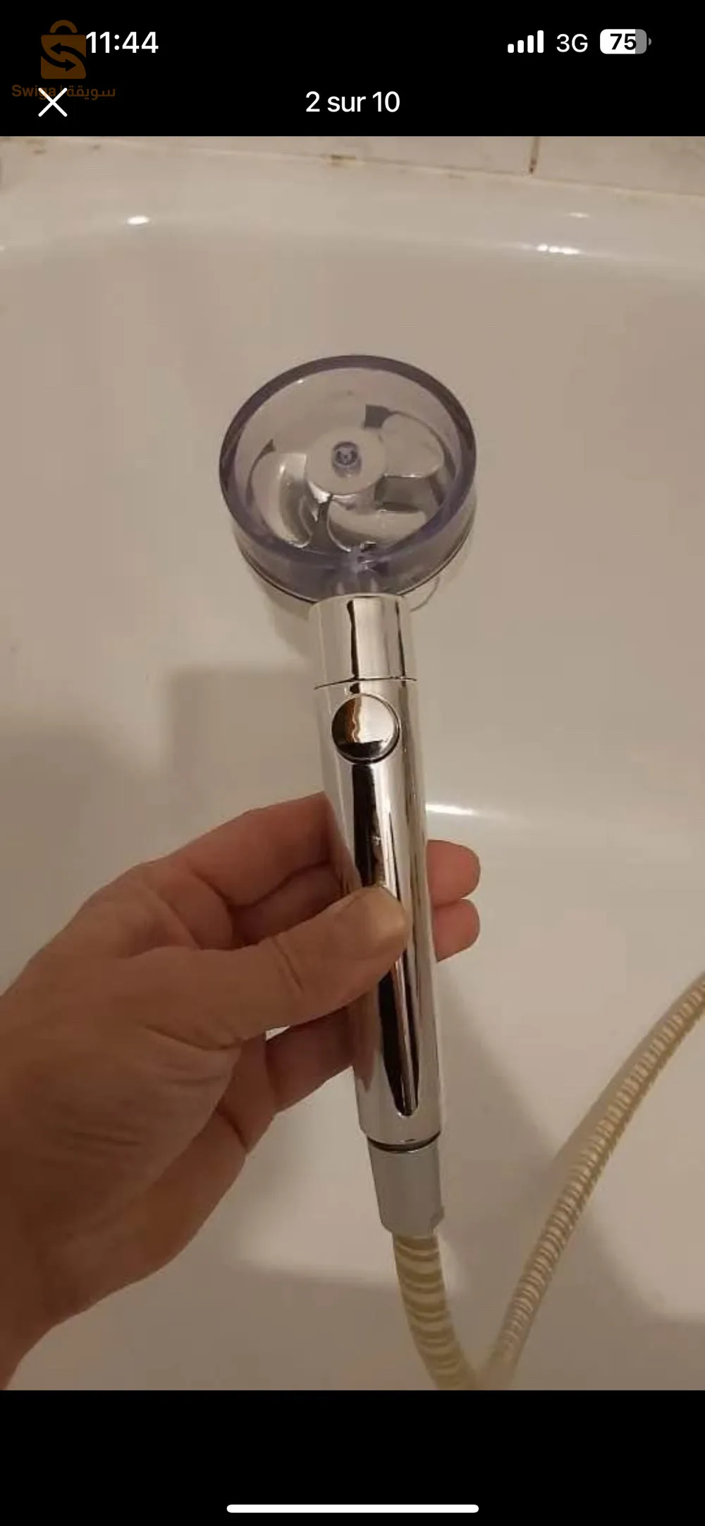 دوشات ضغط المياة ضد التسربات الكلسية | douchette turbo pression 1ere choix anti calcaire jamais utilisé économie d’eau