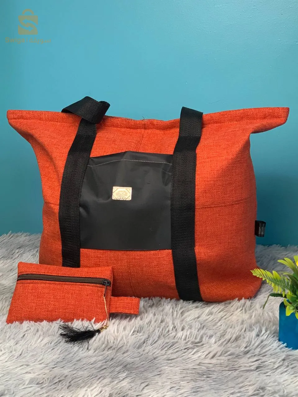 Sac à main Grande capacité avec un portefeuille pour femme