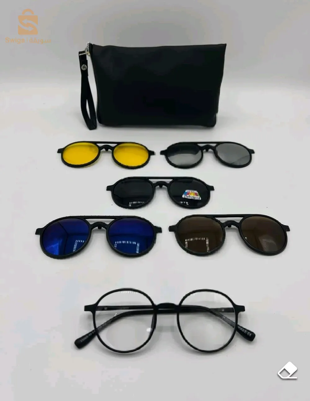 نظارات 5 في1 النوعية المطاطية TR90