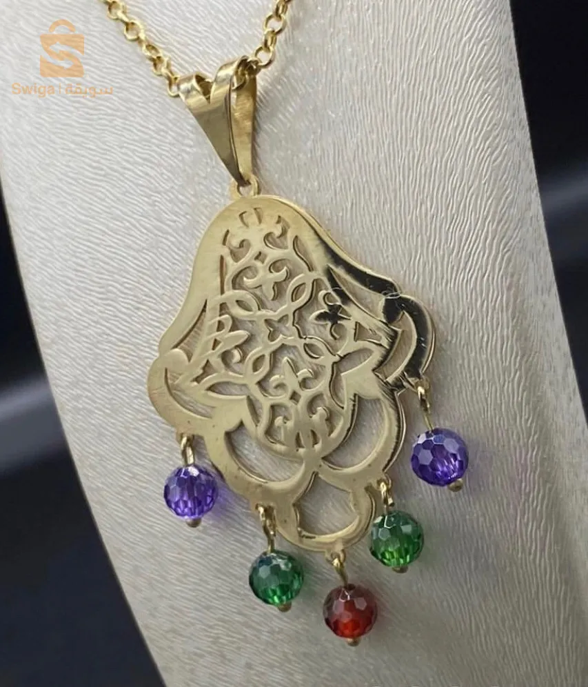 ♦️Magnifique chaîne pendentif 18carats