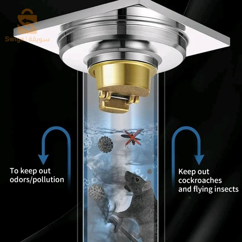 clapet anti odeur bronze