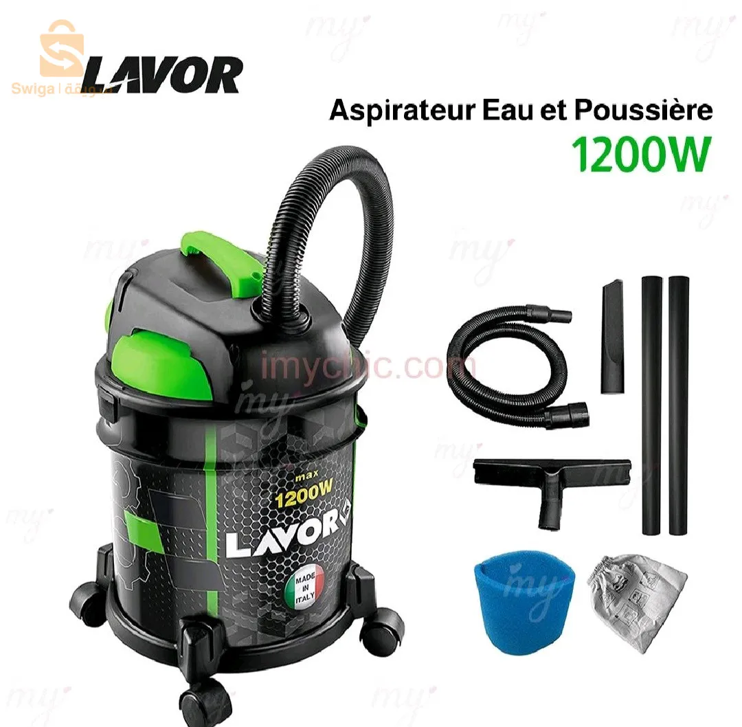 Aspirateur Eau Et Poussière 1200W 20 Litres LAVOR RUDY 1200 S