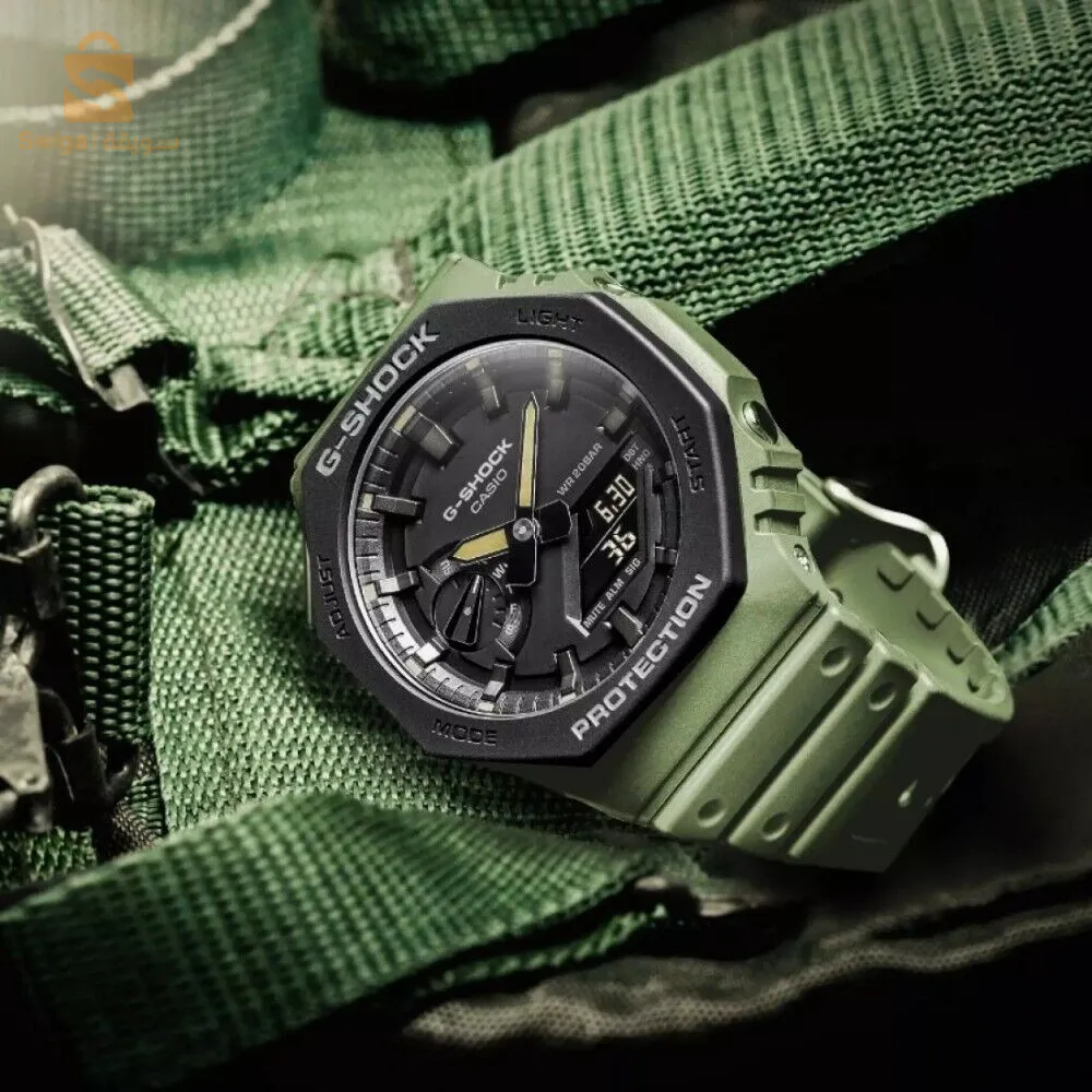 Montre Casio G-Shock-vert millitaire